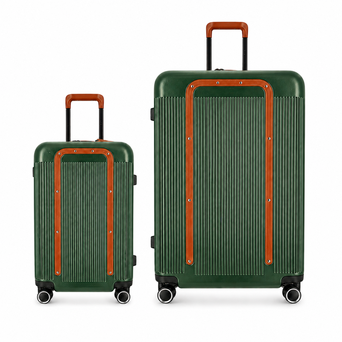 Duo de valises Green (Cabine + XL) - Vert