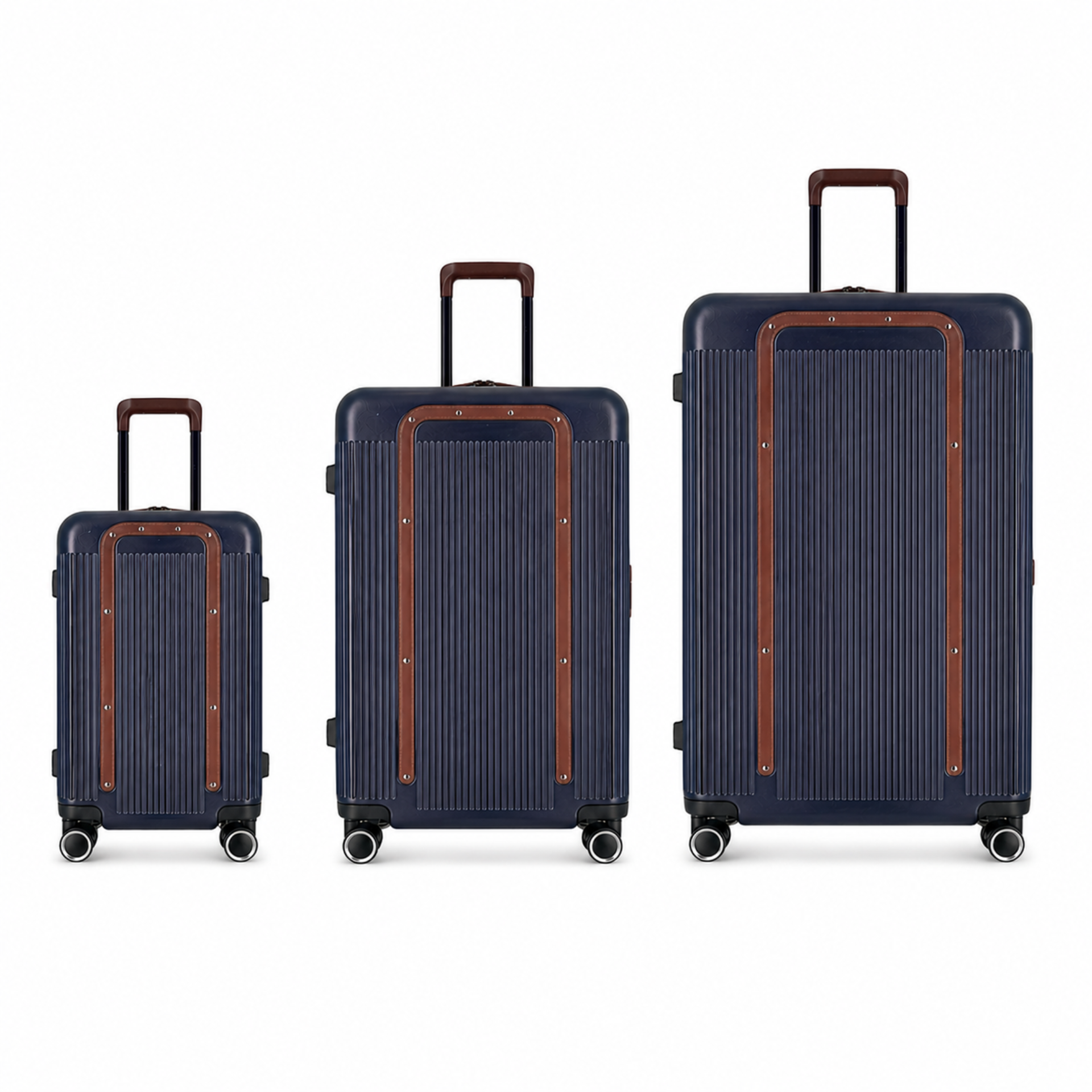 Trio de valises Green - Bleu
