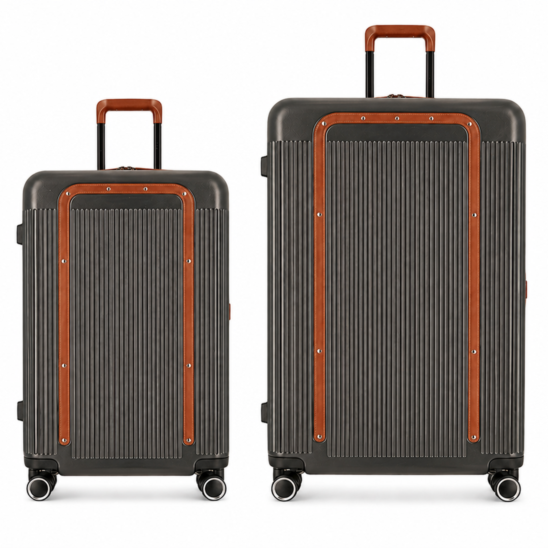 Duo de valises Green (Medium + XL) - Gris Anthracite