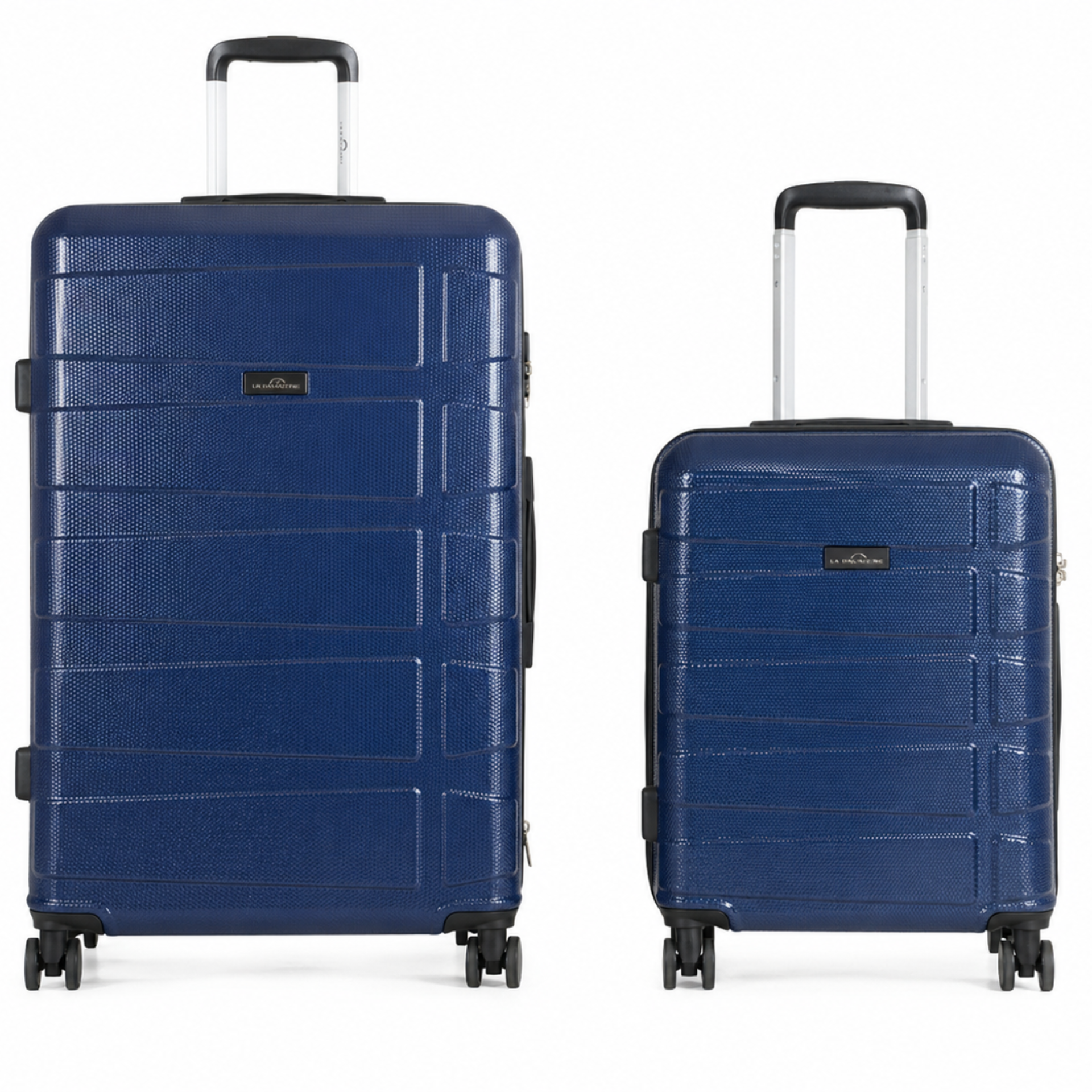 Duo de valises Lucky (Cabine + XL) - Bleu