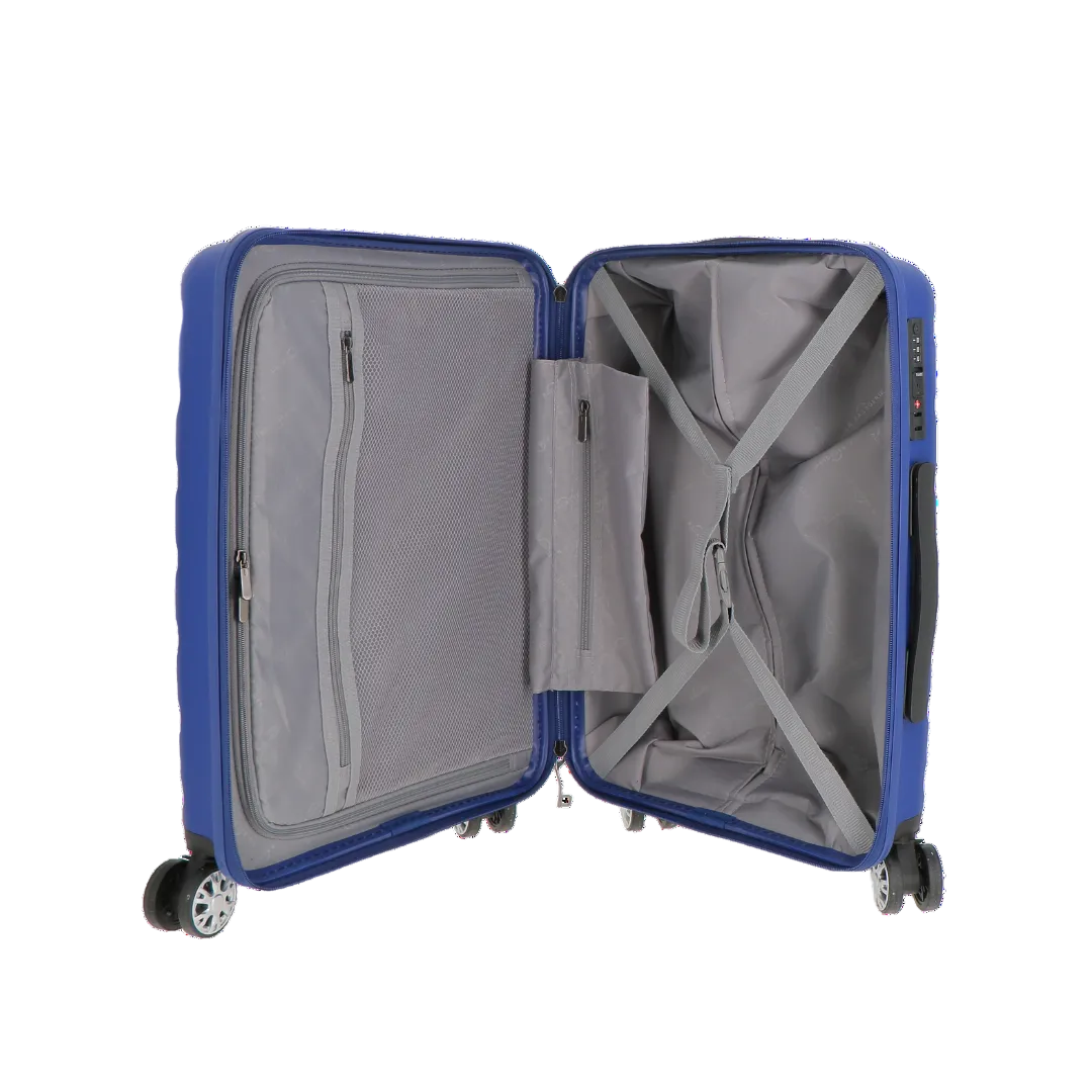 Valise Cabine 4 Roues V1 - Bleu Marine