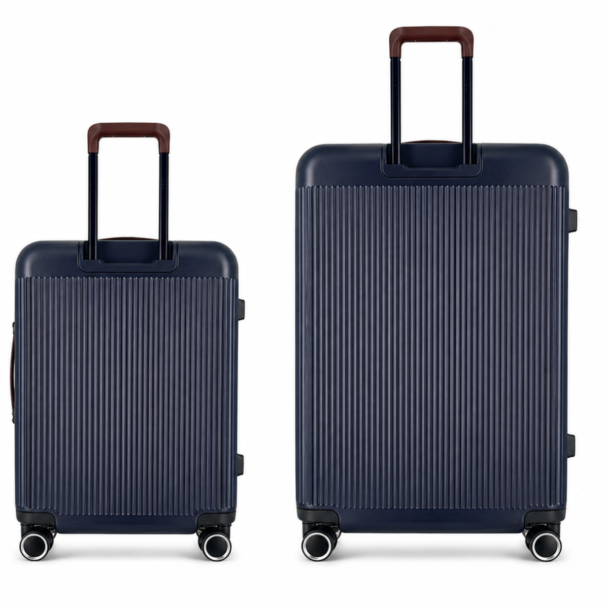 Duo de valises Green (Cabine + XL) - Bleu