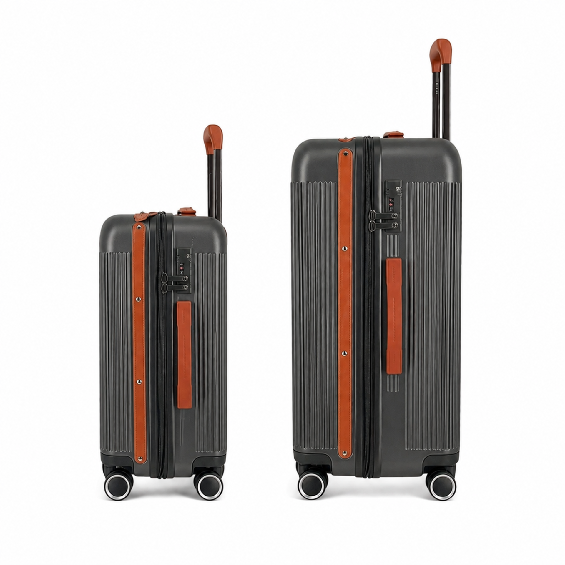 Duo de valises Green (Cabine + XL) - Gris Anthracite