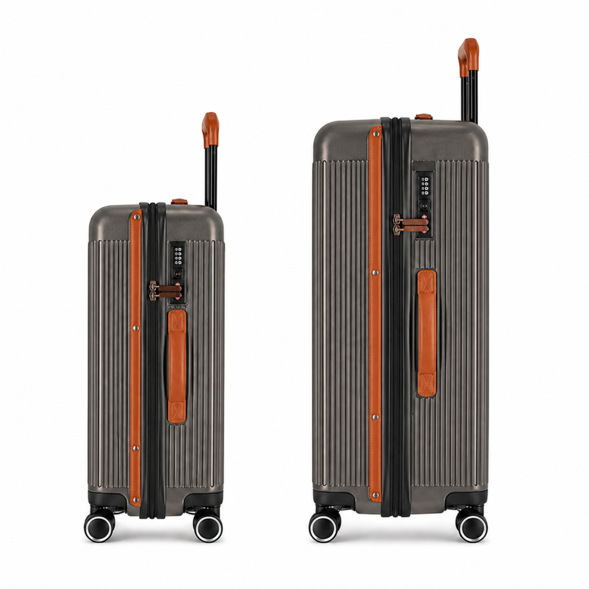 Duo de valises Green (Medium + XL) - Gris Anthracite