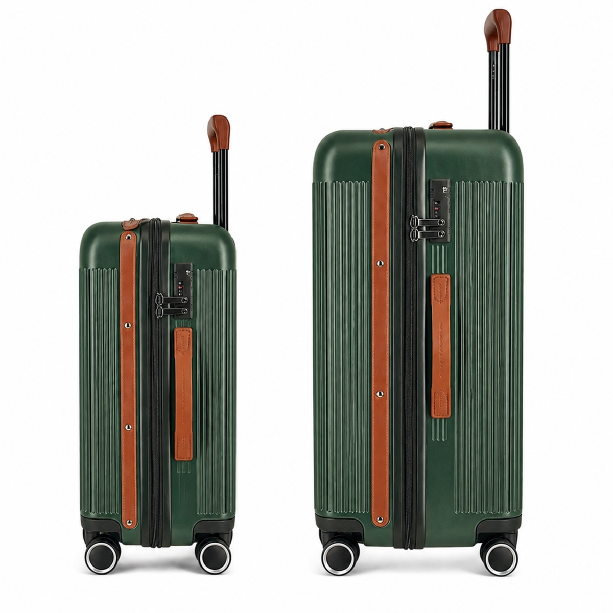 Duo de valises Green (Cabine + XL) - Vert