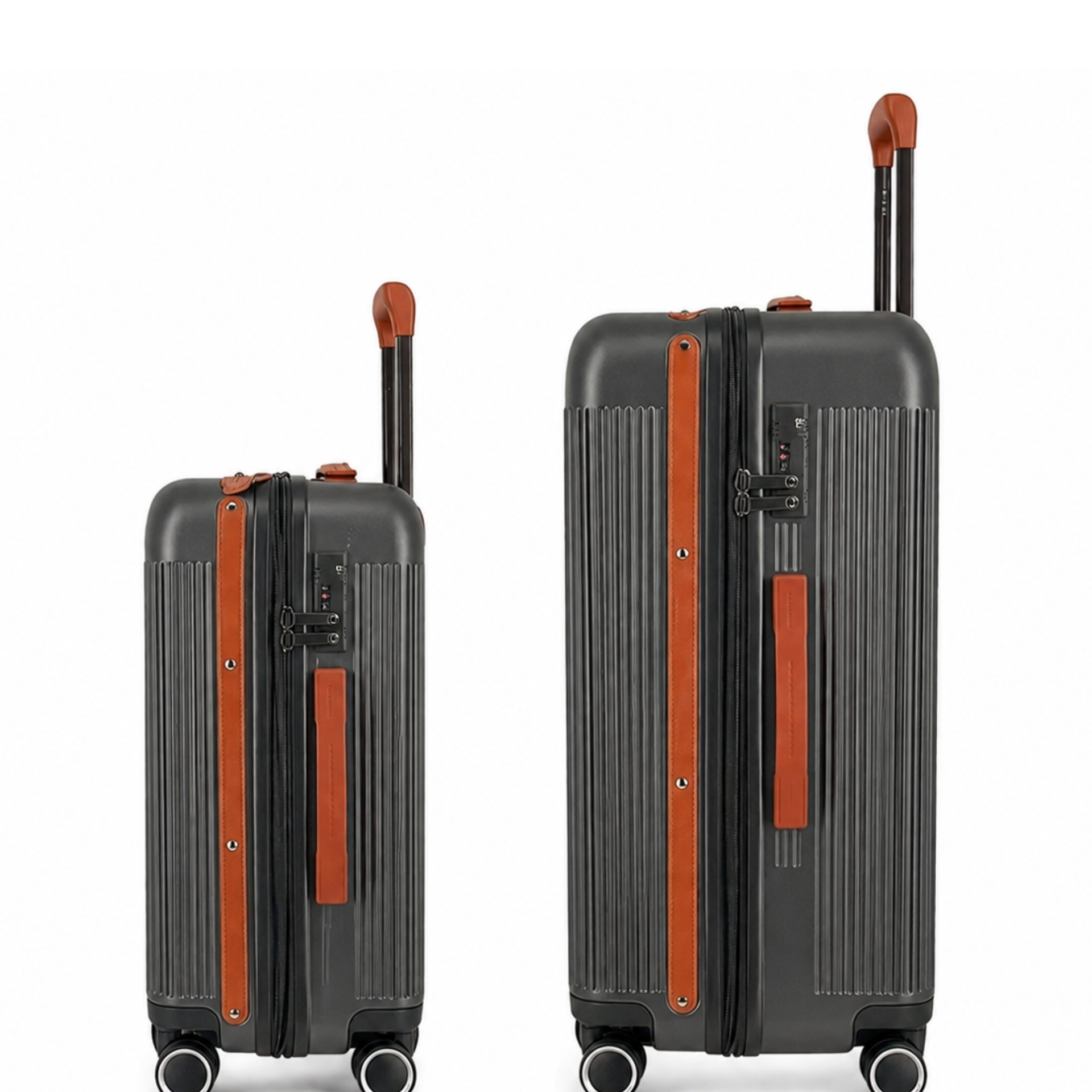 Duo de valises Green (Cabine + Medium) - Gris Anthracite