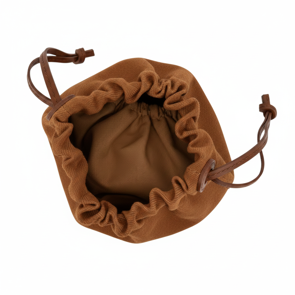 Pochon sac seau LB - Marron