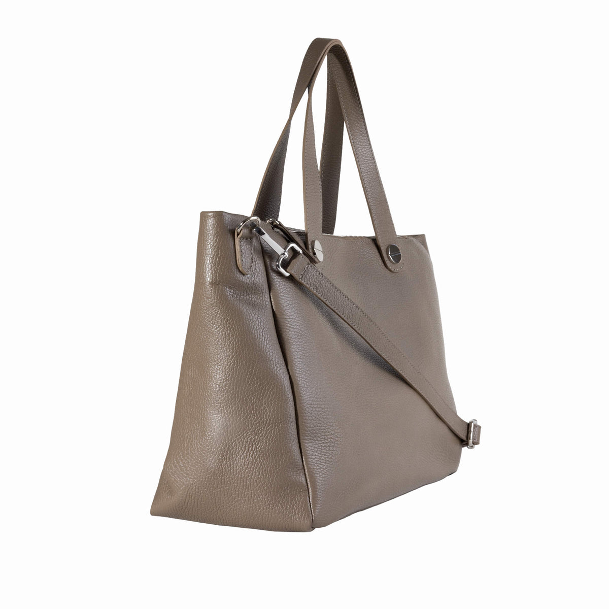 Léa Taupe Tote Bag