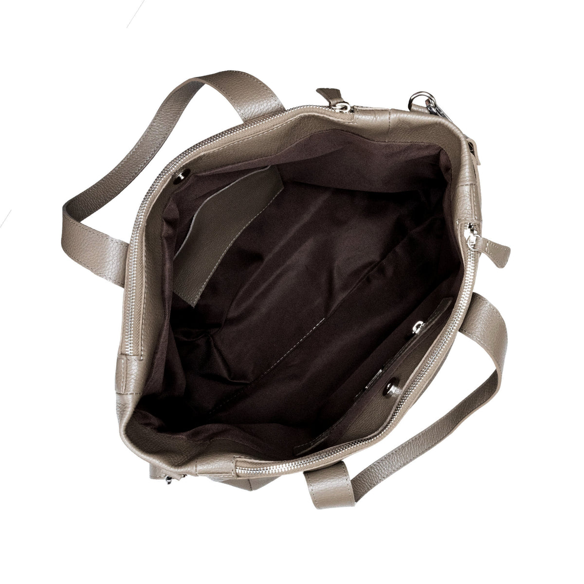 Léa Taupe Tote Bag