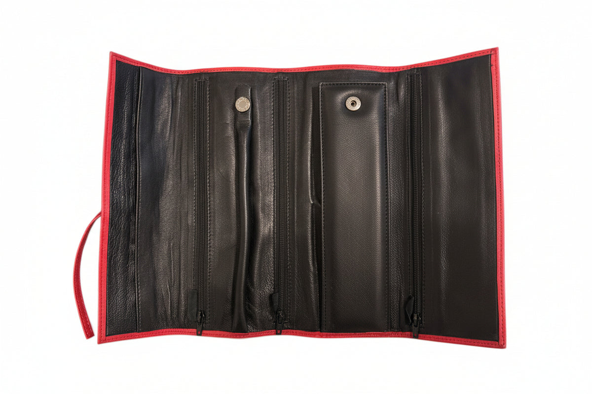 Jewelry Roll - Red