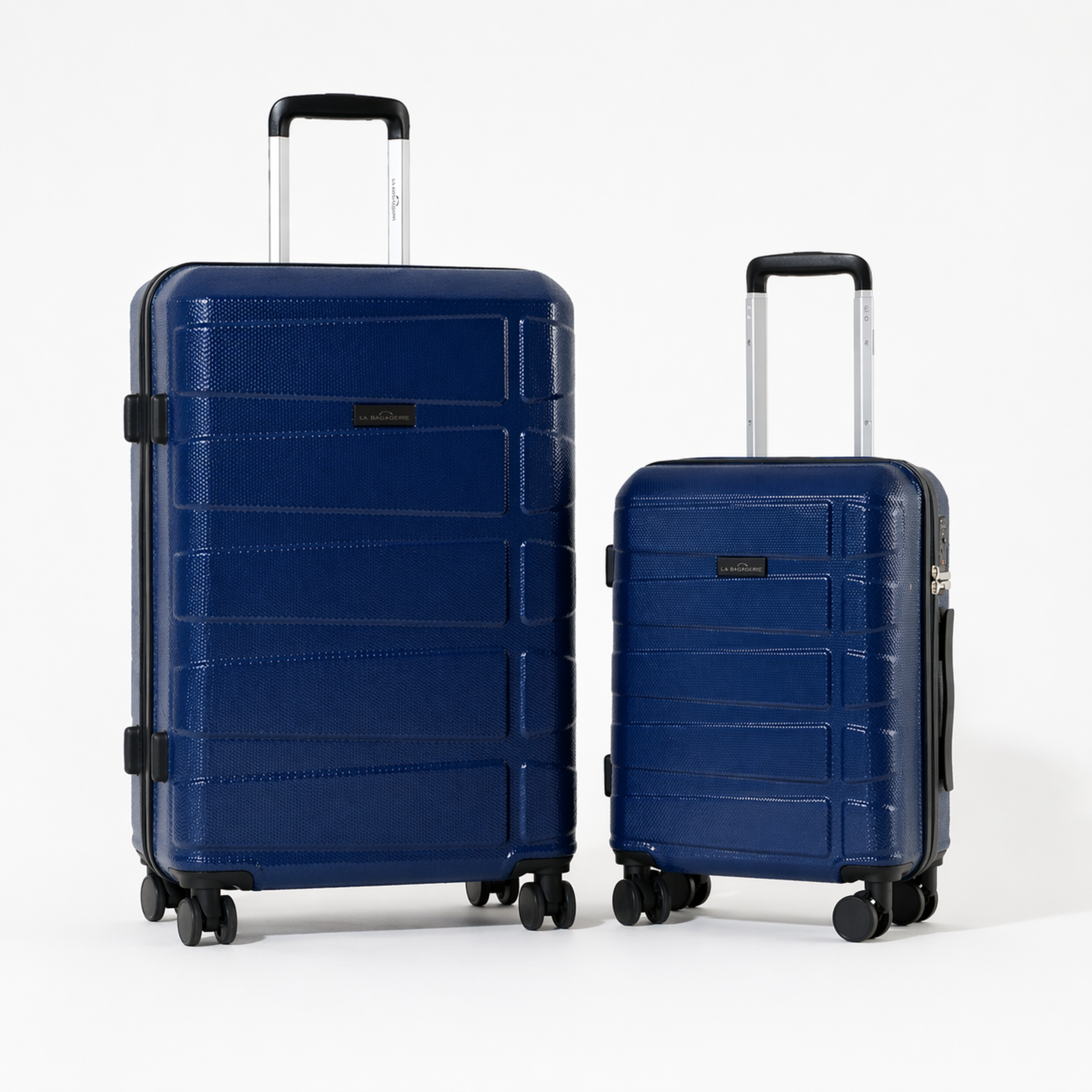 Duo de valises Lucky (Cabine + Medium) - Bleu
