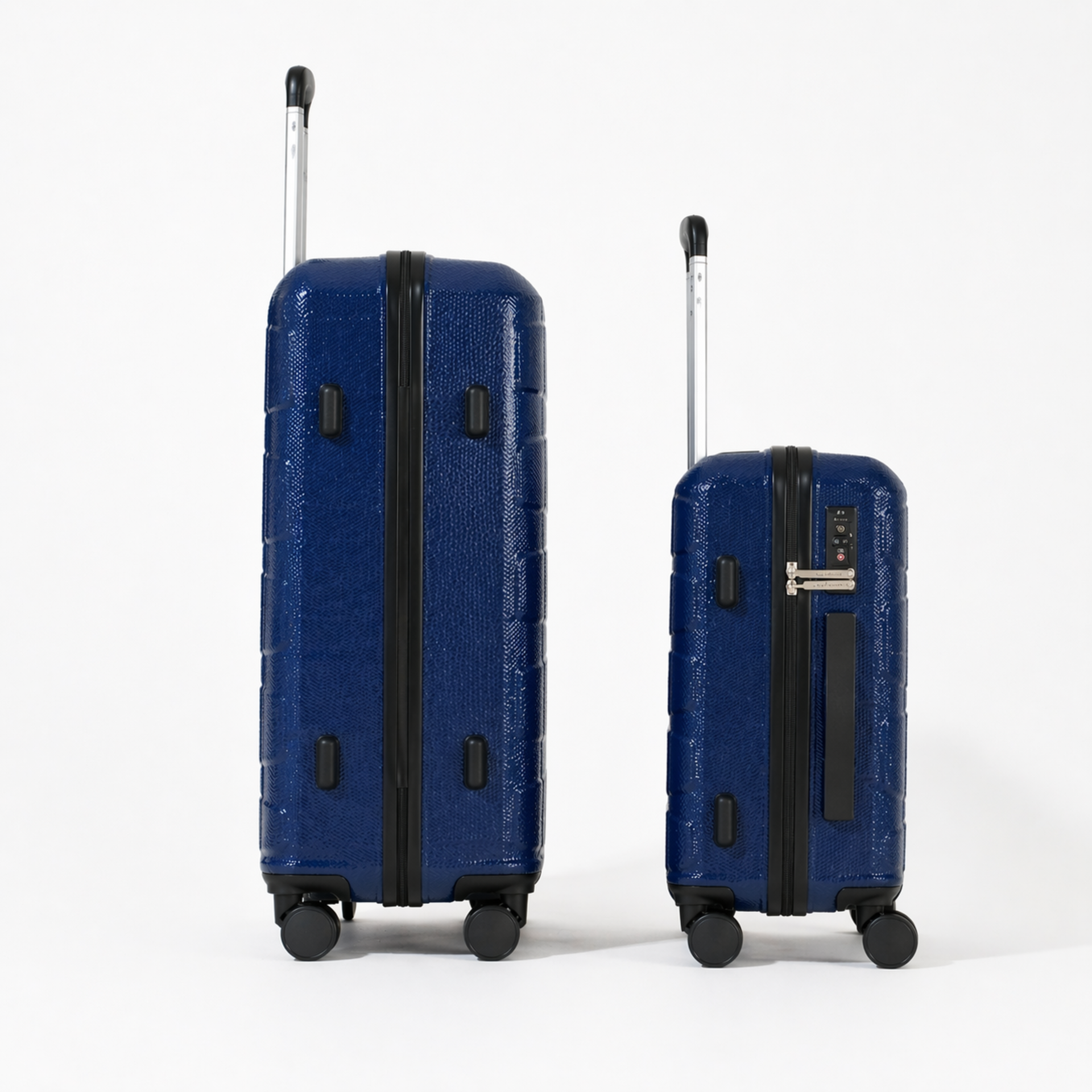Duo de valises Lucky (Cabine + Medium) - Bleu