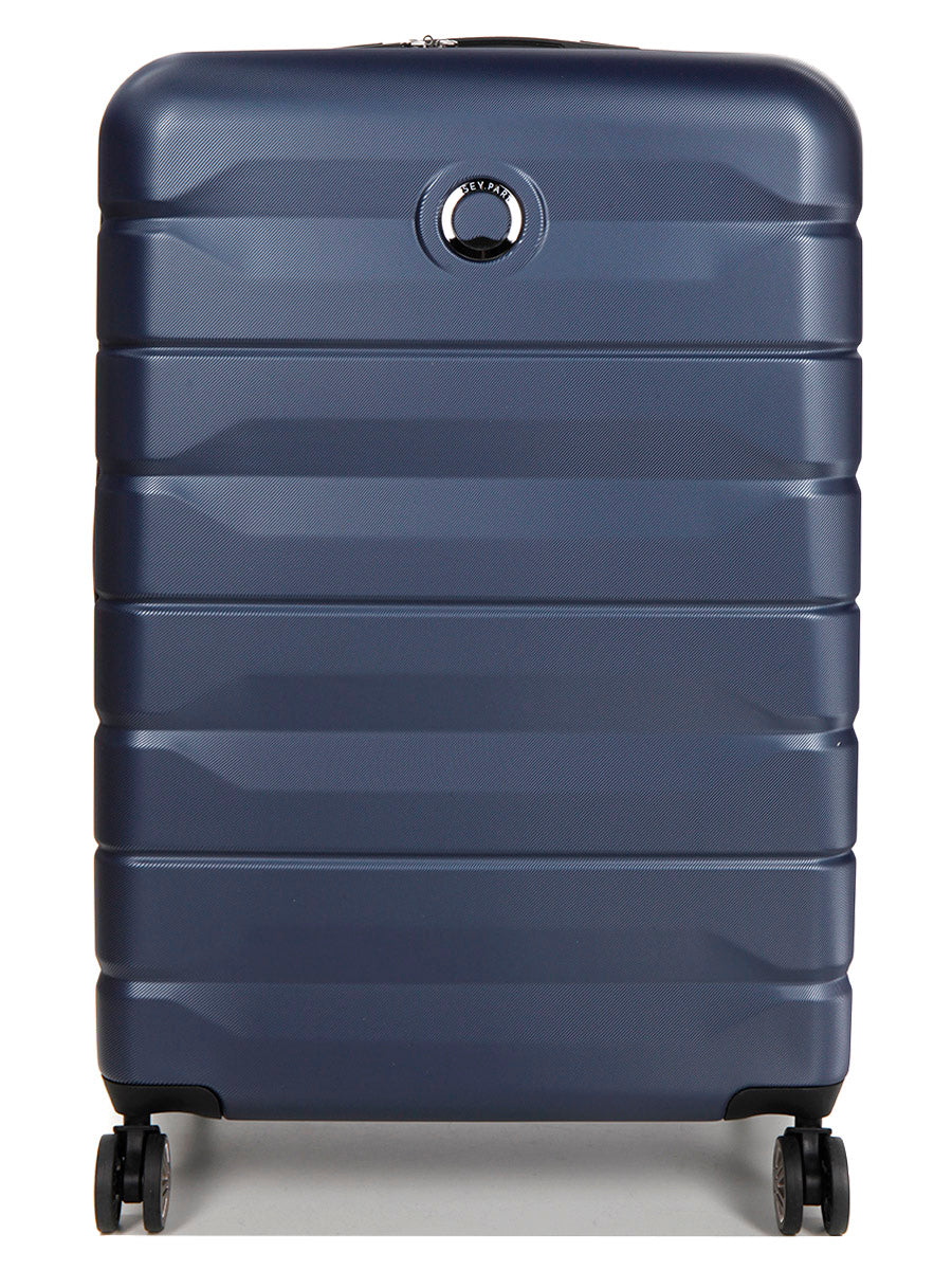 Delsey Air Armour 77 cm Expandable Suitcase Blue