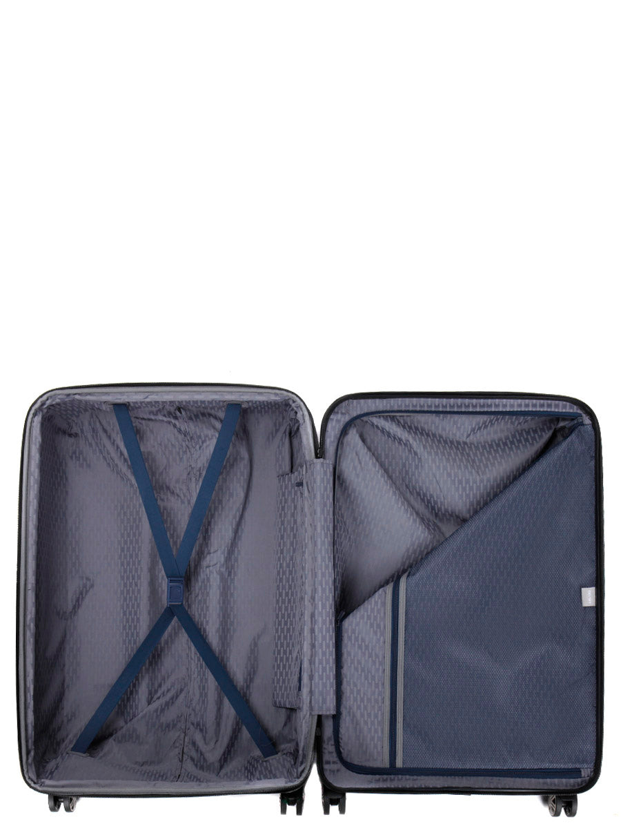 Delsey Air Armour 77 cm Expandable Suitcase Blue